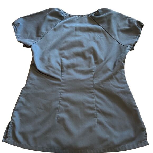Grey’s Anatomy by Barco Blue Scrub Top w/ Embroidered Details. Sz XS. Great Cond - Picture 7 of 13